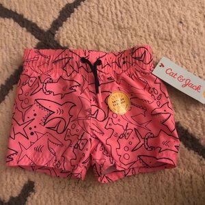 Cat & Jack swim trunks size 9 month